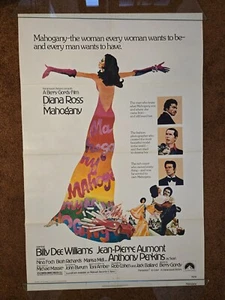 MAHAGONI DIANA ROSS 1975 ORIGINAL 27X41 FILMPLAKAT, Billy Dee Williams - Bild 1 von 5