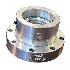 Easy Wood Tools 2-1/2 Diameter 1-1/4 X 8 TPI (F625) Bright Aluminum Faceplate - Picture 1 of 2
