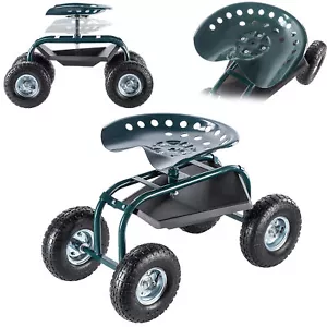 KADAX Gartenrollsitz für Gartenarbeit, Fahrbarer Gartensitz, Gartenhocker auf Ro - Bild 1 von 10