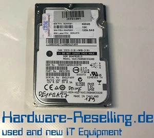 IBM 600GB 00AR323 2,5" SFF 15K 12Gb SAS Festplatte - Bild 1 von 1