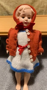 Vintage Kader Plastic Doll 15 1/2” Jointed Moving Eyes Made In Hong Kong. - Picture 1 of 12