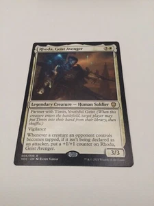 Rhoda, Geist Avenger 008/038 - MTG Commander: Innistrad: Crimson Vow Rare - Picture 1 of 2