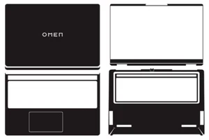 Carbon Vinyl Sticker Skin Cover Decals for HP OMEN Max 16-ah002tx 16" Laptop - Picture 1 of 39