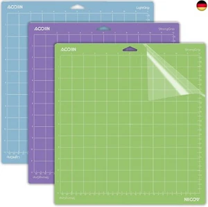 AOOIIN Schneidematte für Cricut Explore One/Air/Air 2/Maker, 3 Packungen, - Bild 1 von 7