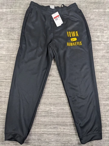 Nike Iowa Hawkeyes Jogger Pants NWT Size Large DD6364-010 Cover
