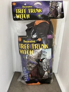 New Vintage Gemmy Decorative Tree Trunk Witch Halloween Decor - Picture 1 of 8