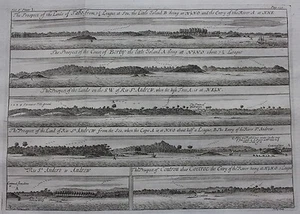 Original antiker Druck WESTAFRIKA, GUINEA KÜSTE, TABO, BERBY, Barbot, Kip,1746 - Bild 1 von 4