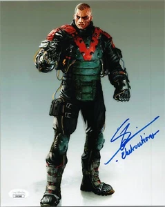 "ELECTROCUTIONER Foto Auténtica Firmada "ELECTROCUTIONER Batman Arkham"" 8x10 (JSA Certificado de Autenticidad) - Imagen 1 de 2