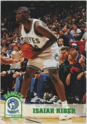 Skybox NBA Hoops Isaiah Rider 1993-94 novato Minnesota Timberwolves RC #367 Foto 1 de 2
