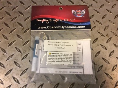 Harley Davidson Street XG 500 750 Custom Dynamics Mirror Adaptor CD-MIRADAPT-02 - Image 1 of 3