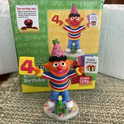 2005 Sesame Street Ernie Birthday Cake Topper Or Place On Dresser — 第 1/4 张图片