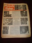 MELODY MAKER 1976 JAN 17 NEIL YOUNG SAILOR HOWLIN WOLF BAD COMPANY RONNIE WOOD