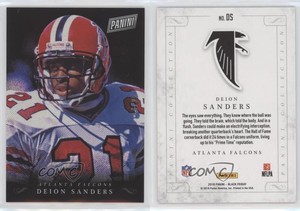 2018 Panini Black Friday Panini Collection Rapture /25 Deion Sanders #DS HOF