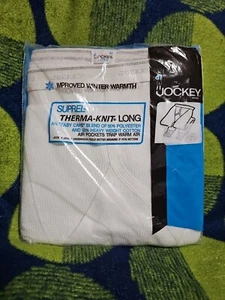 Vtg 1971 Jockey Suprel Therma Knit Long John Underwear Size 40 NOS - Picture 1 of 3