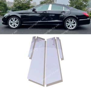 Para Mercedes Benz CLS 2006-2011 4 piezas Ventana Pilar Postes Cubierta Puerta Borde - Imagen 1 de 9