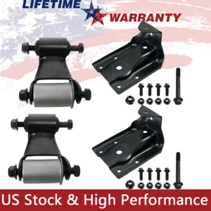 Rear Leaf Spring Hanger Bracket and Shackle Kit for Chevy Silverado GMC Sierra - Foto 1 di 12