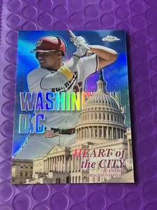 2022 Topps Chrome Juan Soto Heart of the City Washington DC Refractor #HOC-6 - Picture 1 of 2