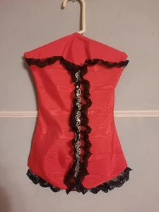 Clothesline Clothespin Bag Holder Clothes Pin Red Corset - Picture 1 of 7