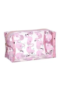 Transparent Flamingo H&M Make Up Bag - Picture 1 of 1