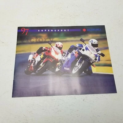 1997 Suzuki GSX-R 600cc 750cc 1100cc Supersport Sales Brochure Advertising - Image 1 of 4