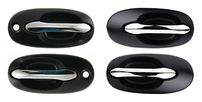 NUEVO Juego de manijas exteriores para puertas delanteras y correderas CROMADAS para KIA SEDONA 2002-2005 Foto 1 de 4