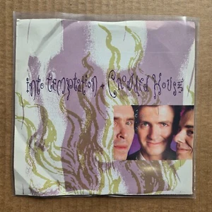 CROWDED HOUSE Into Temptation DJ PROMO 45 7" Record POP ROCK 1988 - Picture 1 of 4
