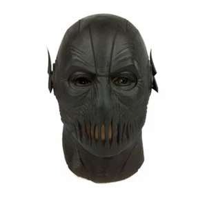 Schwarzer Zoom Super Bösewicht Superheld Overhead Latex Maske - Bild 1 von 4