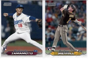2024 Topps Stadium Club 2 Karten Rookie Lot (Merrill/Yamamoto) - Bild 1 von 2