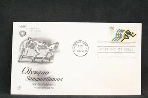 USPS FDC #1462 1972 15c 20th Summer Olympic Games ArtCraft ST827 - Picture 1 of 3
