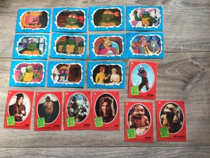 Topps 1990 Teenage Mutant Ninja Turtle Trading Cards 1-11 & extras