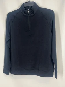 NWT G/Fore 1/4 Zip Pullover Mid Layer Men M Onyx G4 Logo Golf Luxe Soft $155 New - Picture 1 of 9