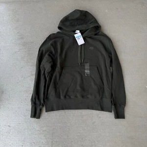 Nike Pullover Hoodie Sweatshirt Heavy Classic Fleece Sequoia DA0023 $100 Mens M - Picture 1 of 5