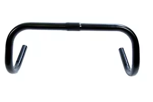 390mm Black Racing Cycle Drop Handle Bars For 60’s,70’s,80’s Sports Road Bike - Picture 1 of 2