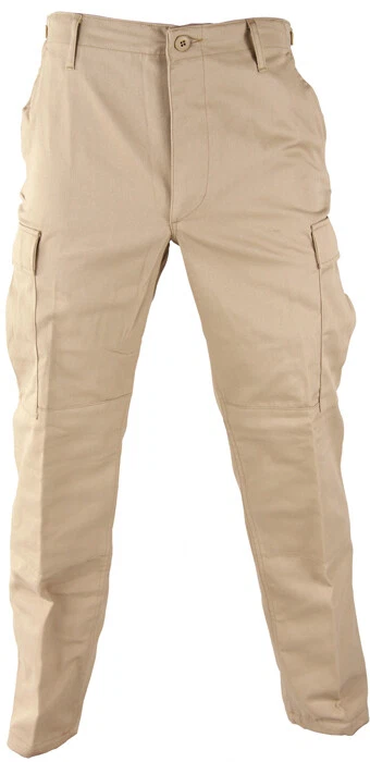 Calça Atlanco TRUSPEC 1541 BDU, Rip-Stop, 100% Algodão, Cáqui, Curta Grande, Nova Com Etiqueta - Imagem 1 de 1