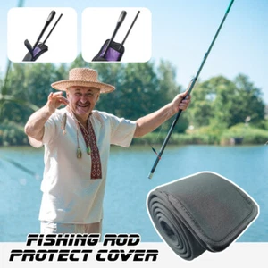 1pc Fishing Rod Socks Fishing Rod Sleeve Elastic Fishing Rod Protection Cover - Picture 1 of 13