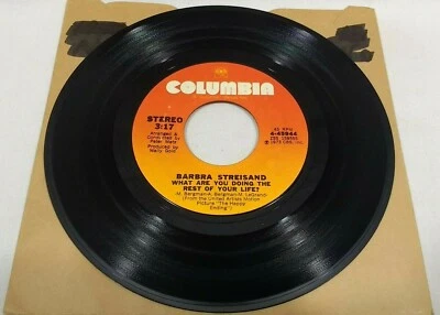 Barbra Streisand ‎"The Way We Were / What Are You Doing" 1973 4-45944 7" Record - Image 1 of 2