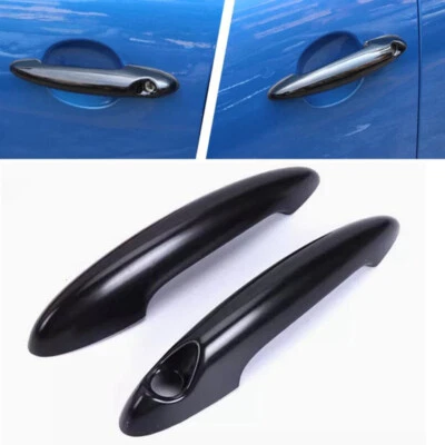 Cubierta de manija lateral de puerta negra para MINI COOPER R55 R56 R57 R58 R60 R61 Foto 1 de 4