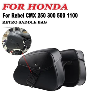 Saddle Bag Luggage Side Tool Storage Bag For HONDA Rebel CMX 250 300 500 1100 - Bild 1 von 6