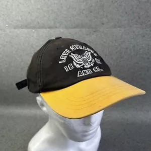Vintage Levis Cap Herren schwarz gelb 6 Panel Levis Strauss Eagle Logo - Bild 1 von 8