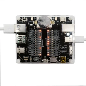 Câble USB Données Fil Test Carte Testeur Vérificateur pour USB-A/C/B/Lightning Cables - Photo 1/7