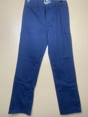Pantalones chinos Old Navy para niños talla 12 tiro medio azul pierna recta Foto 1 de 4
