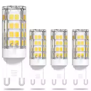 5x VERPACKTE BONLUX 4W G9 LED BI PIN GLÜHBIRNEN wählbar DIMMBAR oder nicht 2800K WARMWEISS - Bild 1 von 2