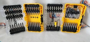 2x DeWALT Torx, Philips, Slotted, Square Impact Ready Bits Set with Tough Case - Picture 1 of 15