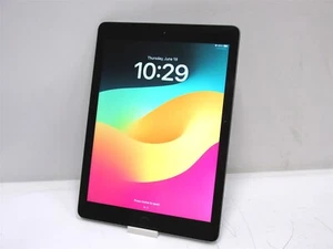 9.7" Retina Apple iPad 6th Gen A1893 MR7J2LL/A Space Gray iOS17 128GB WiFi Only - Picture 1 of 13