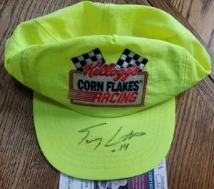 Vintage Autographed Terry Labonte Hat Cap Kelloggs Flakes Car Nascar Racing JSA - Picture 1 of 5