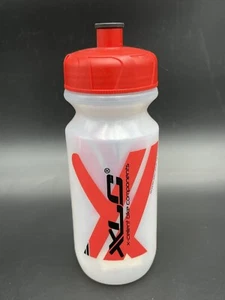 XLC H-Flow Bottle 21oz Clear Red Translucent Red Cap Red XLC Logo - Picture 1 of 6