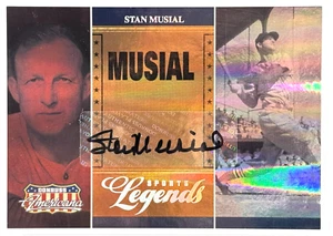 2007 Donruss Playoff Stan Musial Sports Legends Auto /25 - Picture 1 of 2