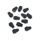 Amazing Black Onyx Coffin Shape Rose Cuts For Crafts Making 8x14-10x16 MM 4 Pc