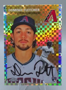 2023 Topps Chrome Platinum Anniversary #106 Dominic Fletcher X-Fractor RC RZ - Picture 1 of 2