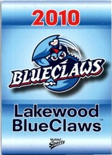 2010 MultiAd Lakewood Blueclaws Minor League - Pick Choose Your Cards 